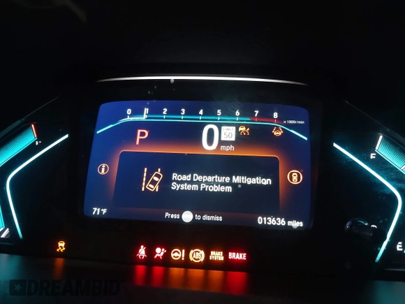 2022 Honda Odyssey EX with VIN 5FNRL6H54NB048160, listed as a IAAI auction lot 41632200 with 13,636 mi miles and . Bid and sale history available at DreamBid. Image 7.