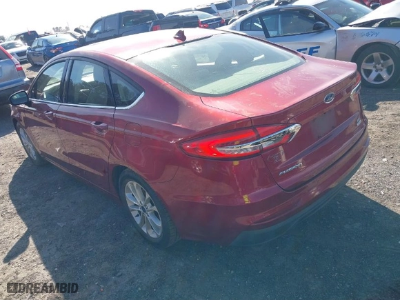 2019 Ford Fusion SE with VIN 3FA6P0HD5KR111617, listed as a IAAI auction lot 41559547 with 98,135 mi miles. Bid and sale history available at carsss.com. Image 3.
