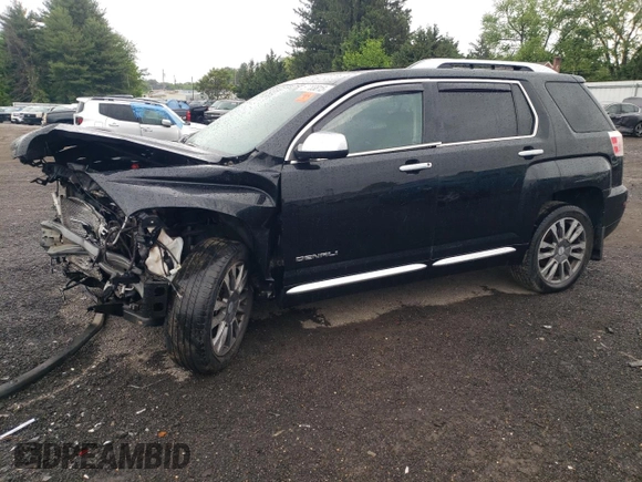 2016 GMC Terrain Denali with VIN 2GKFLVE3XG6137521, listed as a Copart auction lot 57783815 with 119,339 mi miles and Salvage title. Bid and sale history available at DreamBid. Image 1.