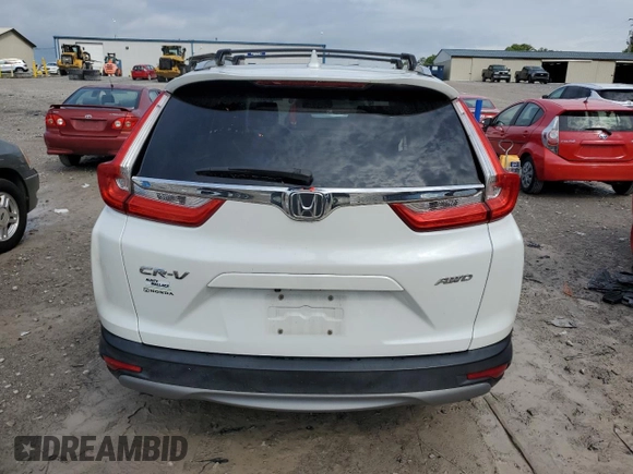 2019 Honda CR-V EX-L with VIN JHLRW2H83KX023345, listed as a Copart auction lot 54613775 with 95,716 mi miles and Salvage Title. Bid and sale history available at DreamBid. Image 6.