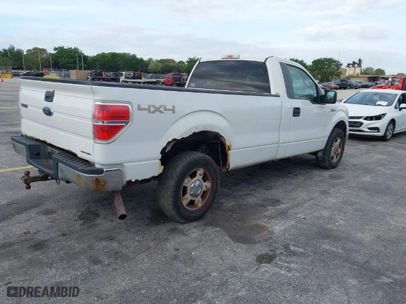 2013 Ford F-150 XL with VIN 1FTNF1EF3DKF30223, listed as a IAAI auction lot 41905682 with 167,119 mi miles. Bid and sale history available at carsss.com. Image 4.