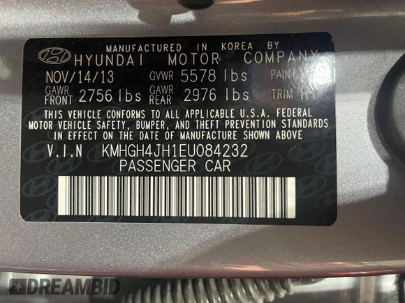 2014 Hyundai Equus Ultimate z VIN KMHGH4JH1EU084232, wystawiony jako Copart lot #48601185 z przebiegiem 145 219 mil mil oraz Szkoda całkowita • Salvage title. Historia ofert i sprzedaży dostępna na DreamBid. Obrazek 10.