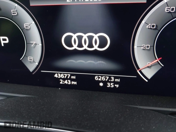 2019 Audi A6 Premium Plus with VIN WAUE8AF23KN119855, listed as a IAAI auction lot 41552717 with 43,677 mi miles. Bid and sale history available at carsss.com. Image 15.