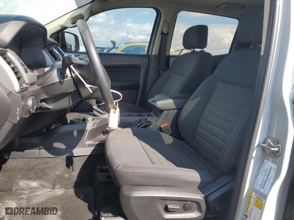 2023 Ford Ranger XL with VIN 1FTER4FH7PLE00968, listed as a Copart auction lot 46299805 with 25,262 mi miles and Salvage Title. Bid and sale history available at carsss.com. Image 7.