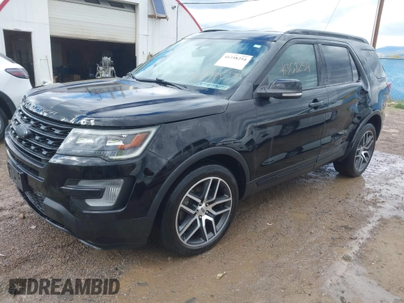 2017 Ford Explorer Sport with VIN 1FM5K8GT2HGC05395, listed as a IAAI auction lot 41358254 with 64,282 mi miles and . Bid and sale history available at carsss.com. Image 17.