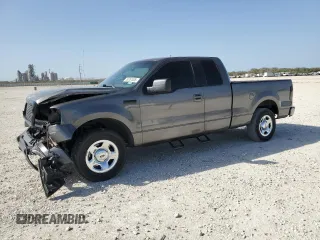 2005 Ford F-150 STX with VIN 1FTRX12W45NB48009, listed as a Copart auction lot 50351005 with 0 mi miles and Salvage Title. Bid and sale history available at carsss.com. Image 1.