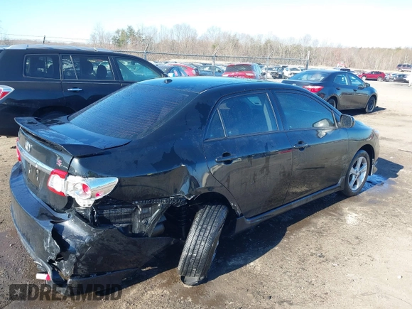 2011 Toyota Corolla L with VIN 2T1BU4EE4BC714196, listed as a IAAI auction lot 41759473 with 128,946 mi miles. Bid and sale history available at carsss.com. Image 4.