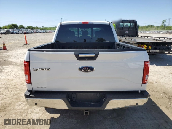 2016 Ford F-150 XLT with VIN 1FTEW1EP4GFC86099, listed as a Copart auction lot 55831775 with 104,243 mi miles and Salvage title. Bid and sale history available at DreamBid. Image 6.