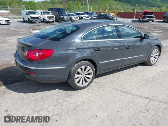 2012 Volkswagen CC Sport with VIN WVWMP7AN5CE502591, listed as a IAAI auction lot 42233995 with 73,756 mi miles and . Bid and sale history available at DreamBid. Image 4.