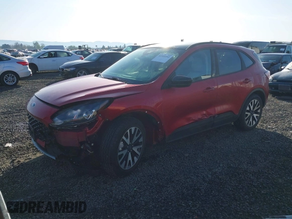 2020 Ford Escape SE Sport Hybrid with VIN 1FMCU0BZ0LUC58668, listed as a IAAI auction lot 41959552 with 77,838 mi miles and . Bid and sale history available at DreamBid. Image 17.