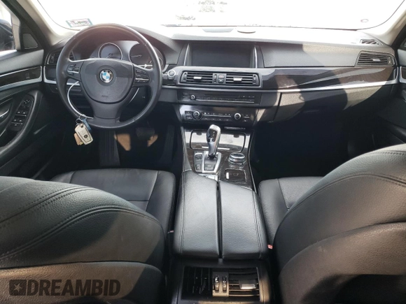 2014 BMW 5 Series 535i xDrive with VIN WBA5B3C54ED533572, listed as a Copart auction lot 89308205 with 130,486 mi miles and Salvage Title. Bid and sale history available at carsss.com. Image 8.