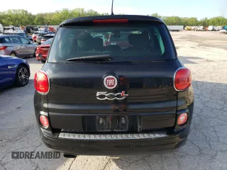 2014 FIAT 500L Lounge with VIN ZFBCFACH7EZ004054, listed as a Copart auction lot 51581774 with 116,779 mi miles and Salvage Title. Bid and sale history available at carsss.com. Image 6.