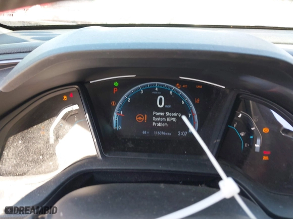 2019 Honda Civic Sedan LX with VIN 19XFC2F62KE035433, listed as a IAAI auction lot 41632289 with 116,076 mi miles. Bid and sale history available at carsss.com. Image 7.