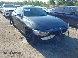 2015 BMW 4 Series 435i xDrive with VIN WBA3R5C51FK372044, listed as a IAAI auction lot 42564370 with 131,542 mi miles and . Bid and sale history available at DreamBid. Image 1.