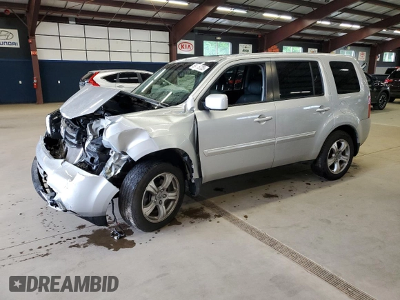 2012 Honda Pilot EX-L with VIN 5FNYF4H58CB016008, listed as a Copart auction lot 59795735 with Not provided miles and Salvage title. Bid and sale history available at DreamBid. Image 1.