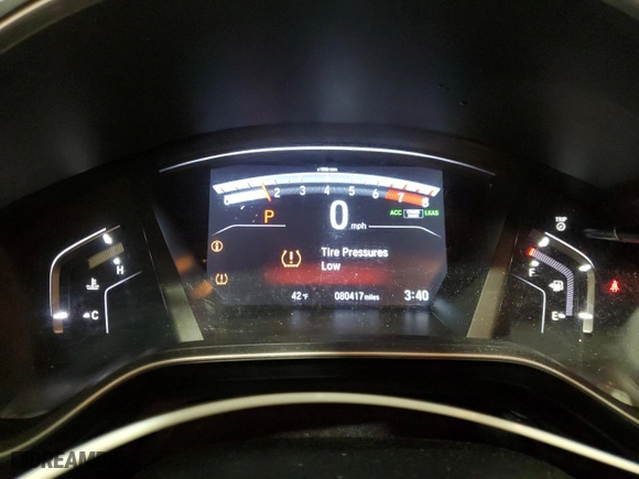 2019 Honda CR-V EX-L with VIN 7FARW2H88KE027886, listed as a Copart auction lot 45680005 with 80,417 mi miles and Salvage Title. Bid and sale history available at carsss.com. Image 9.