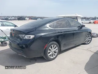 2015 Chrysler 200 C with VIN 1C3CCCCG5FN517356, listed as a IAAI auction lot 41789841 with 88,023 mi miles. Bid and sale history available at carsss.com. Image 4.