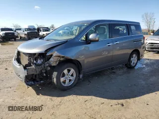2015 Nissan Quest SV z VIN JN8AE2KP4F9133672, wystawiony jako Copart lot #47846465 z przebiegiem 108 646 mil mil oraz Szkody całkowita. Historia ofert i sprzedaży dostępna na DreamBid. Obrazek 1.