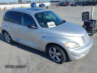 2003 Chrysler PT Cruiser GT z VIN 3C8FY78G63T588148, wystawiony jako IAAI lot #42269613 z przebiegiem 127 250 mil mil oraz . Historia ofert i sprzedaży dostępna na DreamBid. Obrazek 1.