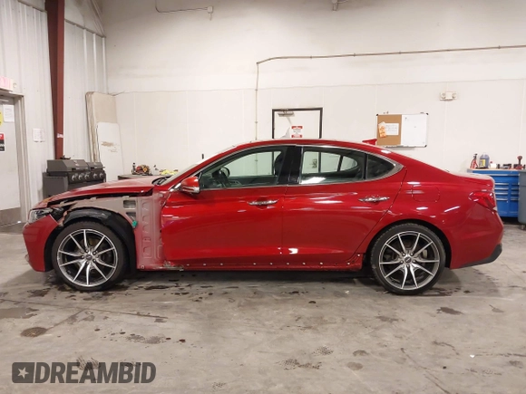 2020 Genesis G70 2.0T with VIN KMTG44LA3LU059816, listed as a IAAI auction lot 42293436 with 49,832 mi miles and . Bid and sale history available at DreamBid. Image 15.