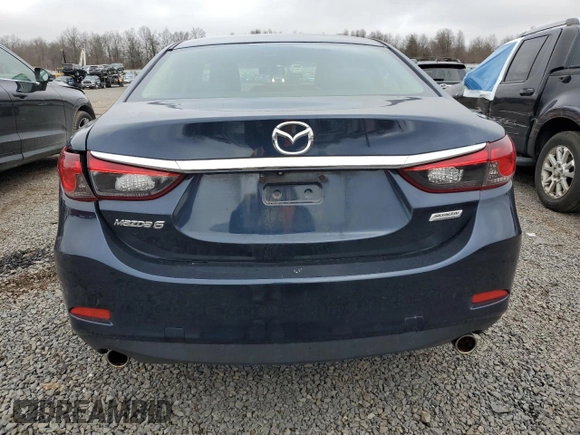 2015 Mazda 6 i Sport with VIN JM1GJ1U53F1191522, listed as a Copart auction lot 49593325 with 69,257 mi miles and Salvage Title. Bid and sale history available at carsss.com. Image 6.