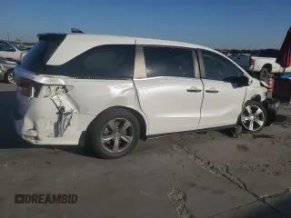 2022 Honda Odyssey EX with VIN 5FNRL6H50NB011204, listed as a Copart auction lot 78883064 with 74,144 mi miles and Salvage Title. Bid and sale history available at DreamBid. Image 3.