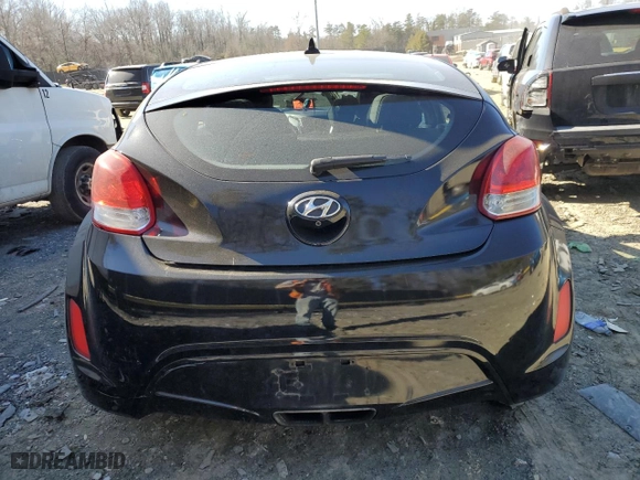 2017 Hyundai Veloster with VIN KMHTC6AD7HU321302, listed as a Copart auction lot 44180275 with 66,285 mi miles and Salvage Title. Bid and sale history available at carsss.com. Image 6.