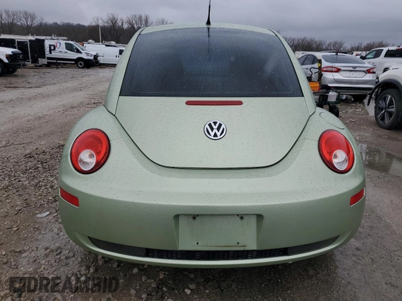 2008 Volkswagen New Beetle Coupe S with VIN 3VWPW31CX8M513351, listed as a Copart auction lot 49517555 with 0 mi miles and Salvage Title. Bid and sale history available at carsss.com. Image 6.