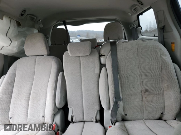 2014 Toyota Sienna LE AAS with VIN 5TDKK3DC8ES456485, listed as a Copart auction lot 43484695 with Not Provided miles and Salvage Title. Bid and sale history available at DreamBid. Image 10.
