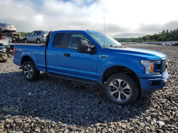 2019 Ford F-150 XL with VIN 1FTEX1EP2KKF20835, listed as a Copart auction lot 70089304 with 87,402 mi miles and Salvage title. Bid and sale history available at DreamBid. Image 4.