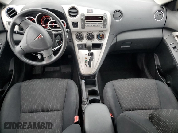 2010 Pontiac Vibe 1SA with VIN 5Y2SP6E8XAZ412803, listed as a Copart auction lot 61876895 with 105,582 mi miles and Salvage title. Bid and sale history available at DreamBid. Image 8.