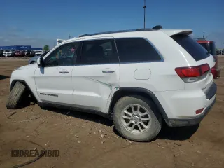 2020 Jeep Grand Cherokee Laredo E z VIN 1C4RJFAGXLC327107, wystawiony jako Copart lot #57259795 z przebiegiem 27 217 mil mil oraz Szkoda całkowita • Salvage title. Historia ofert i sprzedaży dostępna na DreamBid. Obrazek 2.