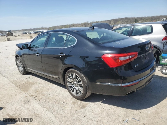2016 Kia Cadenza Premium with VIN KNALN4D70G5209651, listed as a Copart auction lot 52408295 with 116,993 mi miles and Salvage Title. Bid and sale history available at carsss.com. Image 2.