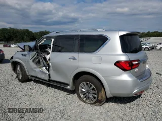 2020 Infiniti QX80 LUXE with VIN JN8AZ2NE0L9255374, listed as a Copart auction lot 69885614 with 169,060 mi miles and Salvage Title. Bid and sale history available at carsss.com. Image 2.