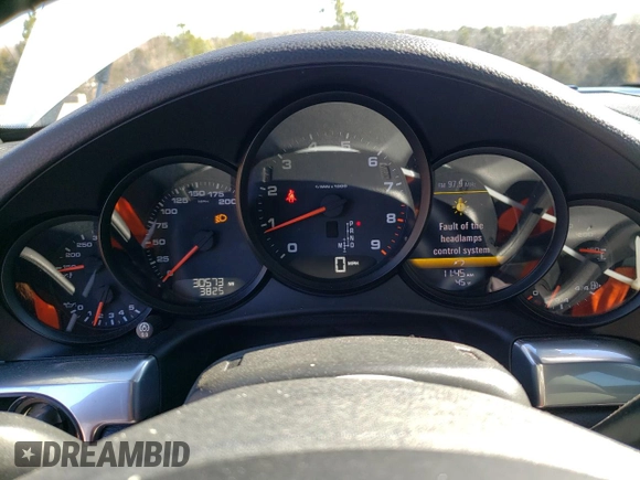 2014 Porsche 911 Carrera with VIN WP0AA2A95ES106613, listed as a Copart auction lot 89306515 with 30,573 mi miles and Salvage Title. Bid and sale history available at carsss.com. Image 9.
