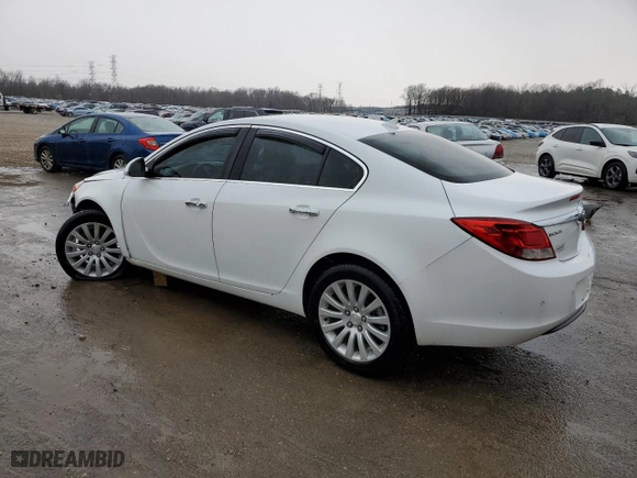 2012 Buick Regal Premium 1 with VIN 2G4GS5EKXC9151188, listed as a Copart auction lot 47827635 with 134,145 mi miles and Salvage Title. Bid and sale history available at carsss.com. Image 2.