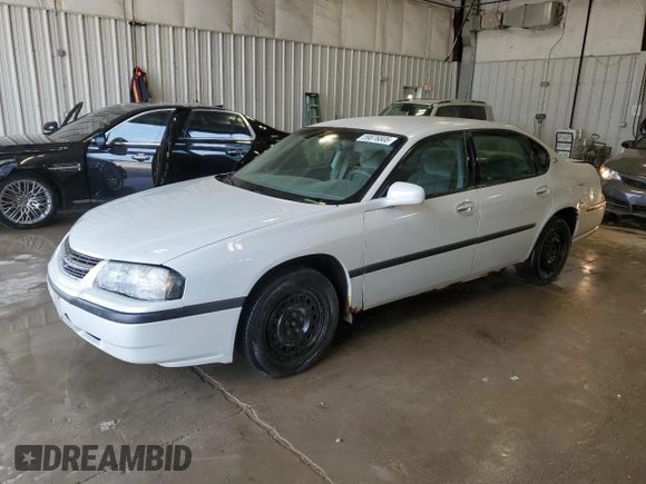2003 Chevrolet Impala z VIN 2G1WF52EX39441944, wystawiony jako Copart lot #59876805 z przebiegiem 212 313 mil mil oraz Nie do naprawy • Non repairable. Historia ofert i sprzedaży dostępna na DreamBid. Obrazek 1.