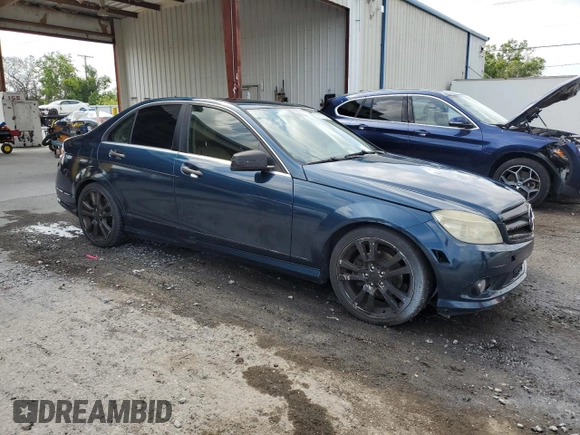 2010 Mercedes-Benz C 300 Sport with VIN WDDGF5EB6AF377053, listed as a Copart auction lot 55107705 with 202,956 mi miles and Salvage Title. Bid and sale history available at DreamBid. Image 4.