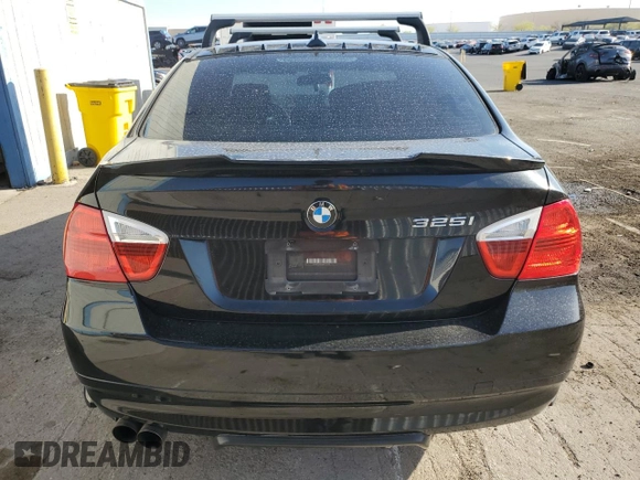 2006 BMW 3 Series 325i with VIN WBAVB13506PT13902, listed as a Copart auction lot 52562805 with 129,745 mi miles and Salvage Title. Bid and sale history available at carsss.com. Image 6.