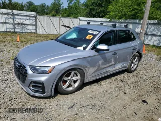 2022 Audi Q5 Premium z VIN WA1ABAFY9N2096248, wystawiony jako Copart lot #59093225 z przebiegiem Nie podano mil oraz Czysty tytuł • Clean title. Historia ofert i sprzedaży dostępna na DreamBid. Obrazek 1.