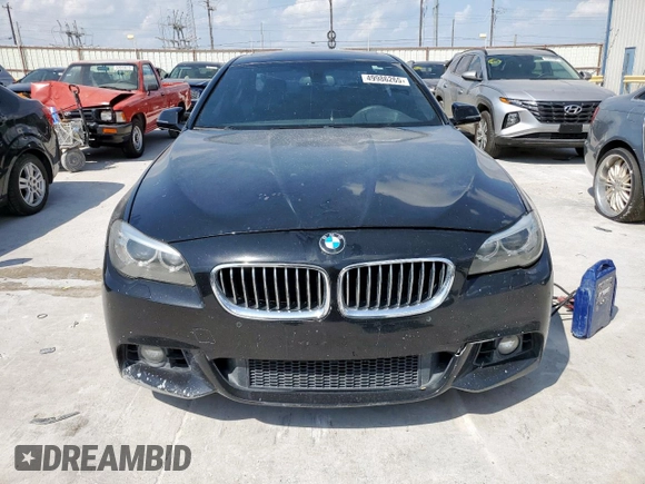 2016 BMW 5 Series 535i with VIN WBA5B1C53GG132889, listed as a Copart auction lot 49986265 with 204,118 mi miles and Salvage Title. Bid and sale history available at DreamBid. Image 5.