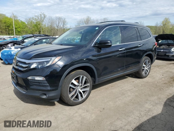 2017 Honda Pilot Elite with VIN 5FNYF6H09HB104654, listed as a Copart auction lot 55320795 with 187,306 mi miles and Clean Title. Bid and sale history available at DreamBid. Image 1.