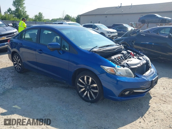 2015 Honda Civic EX-L z VIN 2HGFB2F96FH508209, wystawiony jako IAAI lot #42456328 z przebiegiem 113 089 mil mil oraz . Historia ofert i sprzedaży dostępna na DreamBid. Obrazek 1.