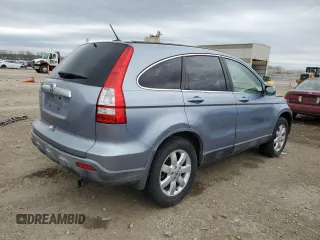 2007 Honda CR-V EX-L with VIN JHLRE48787C003421, listed as a Copart auction lot 51109005 with Not Provided miles and Salvage Title. Bid and sale history available at carsss.com. Image 3.