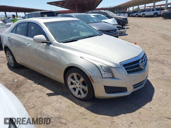 2013 Cadillac ATS Luxury z VIN 1G6AH5R35D0147866, wystawiony jako IAAI lot #42328457 z przebiegiem 142 197 mil mil oraz . Historia ofert i sprzedaży dostępna na DreamBid. Obrazek 1.
