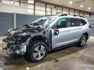 2024 Subaru Ascent Premium z VIN 4S4WMAEDXR3444302, wystawiony jako Copart lot #46249865 z przebiegiem Nie podano mil oraz Szkoda całkowita • Salvage title. Historia ofert i sprzedaży dostępna na DreamBid. Obrazek 1.