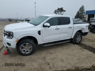 2024 Ford Ranger LARIAT with VIN 1FTER4KH6RLE01036, listed as a Copart auction lot 48386655 with 2,001 mi miles and Salvage Title. Bid and sale history available at carsss.com. Image 1.