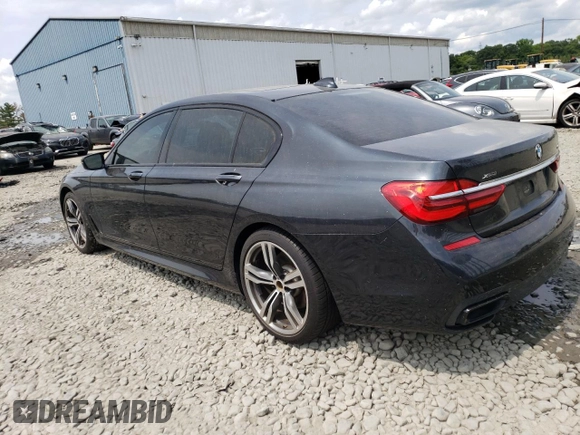 2016 BMW 7 Series 750i xDrive with VIN WBA7F2C5XGG418225, listed as a Copart auction lot 54860623 with 76,980 mi miles and . Bid and sale history available at DreamBid. Image 2.