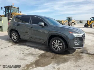 2019 Hyundai Santa Fe SE with VIN 5NMS23AD2KH081849, listed as a Copart auction lot 42798635 with 113,690 mi miles and Non Repairable. Bid and sale history available at carsss.com. Image 4.