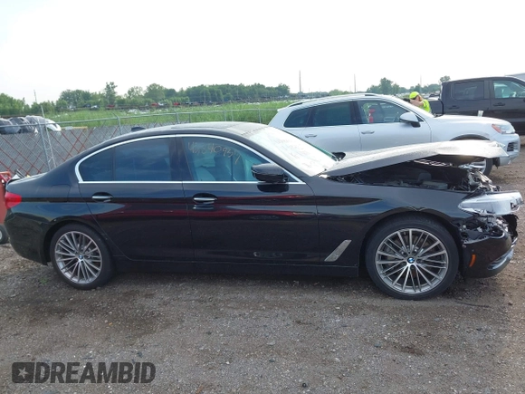2017 BMW 5 Series 530i with VIN WBAJA5C39HG455823, listed as a IAAI auction lot 42840957 with 53,809 mi miles and . Bid and sale history available at DreamBid. Image 13.